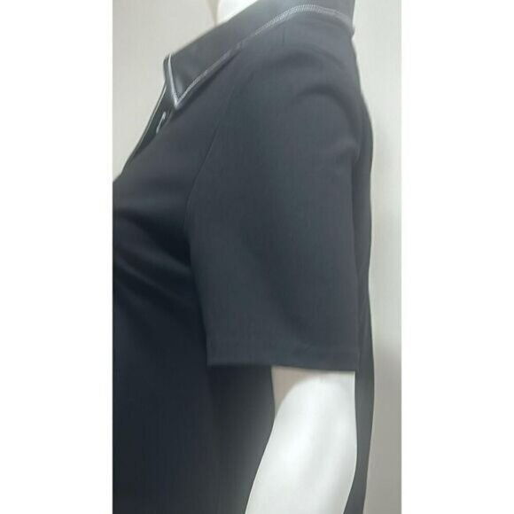 Staud Jay Black Polo Mini Dress Size Small - Picture 10 of 13